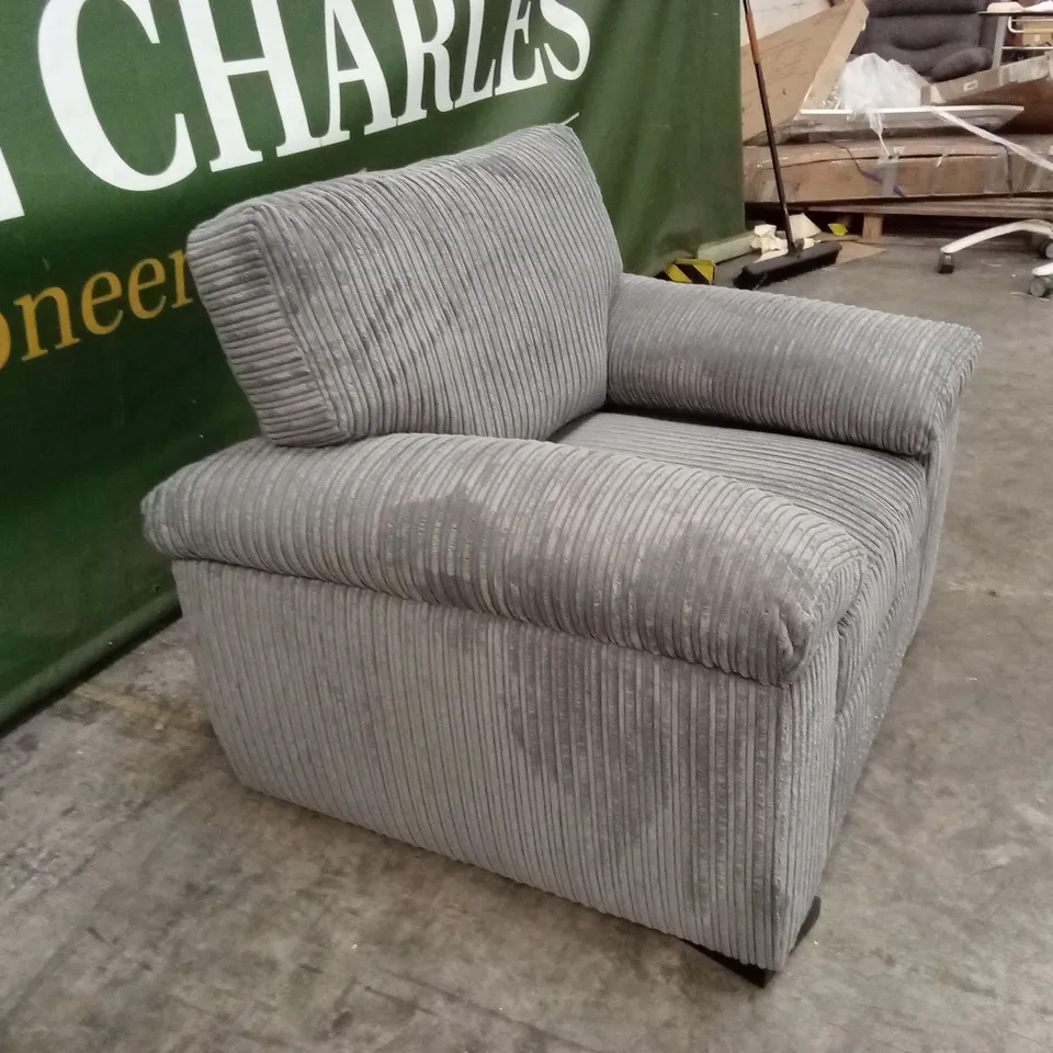 AMALFI FABRIC ARMCHAIR - CHARCOAL RRP £449