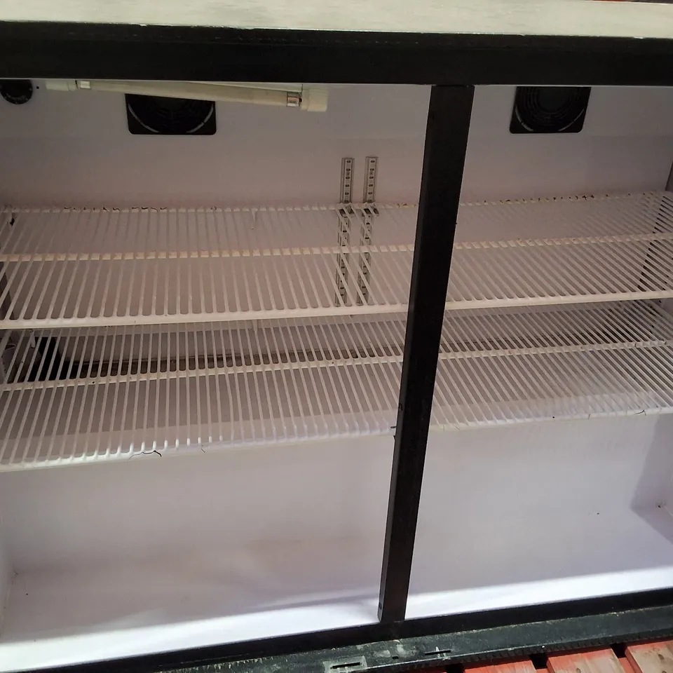 CORNELIUS DOUBLE DOOR GLASS DISPLAY FRIDGE