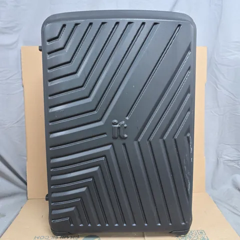 IT LUGGAGE CONVERTIBLE BLACK LARGE SUITCASE - COLLECTION ONLY