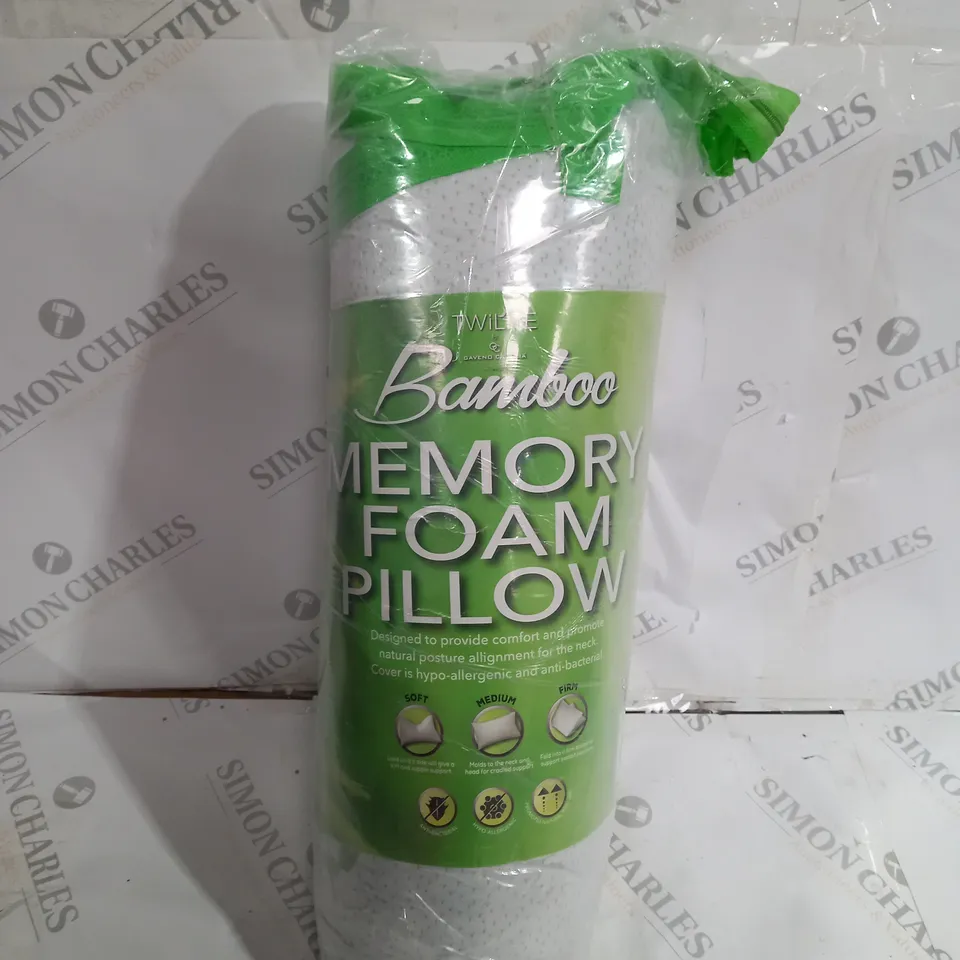 TWILITE BAMBOO MEMORY FOAM PILLOW 