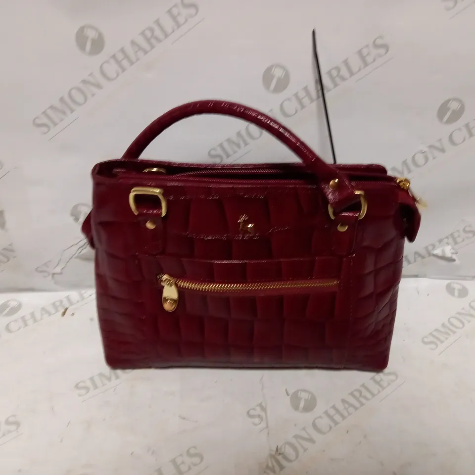 ASHWOOD CROC LEATHER MEDIUM MULTIWAY BAG 