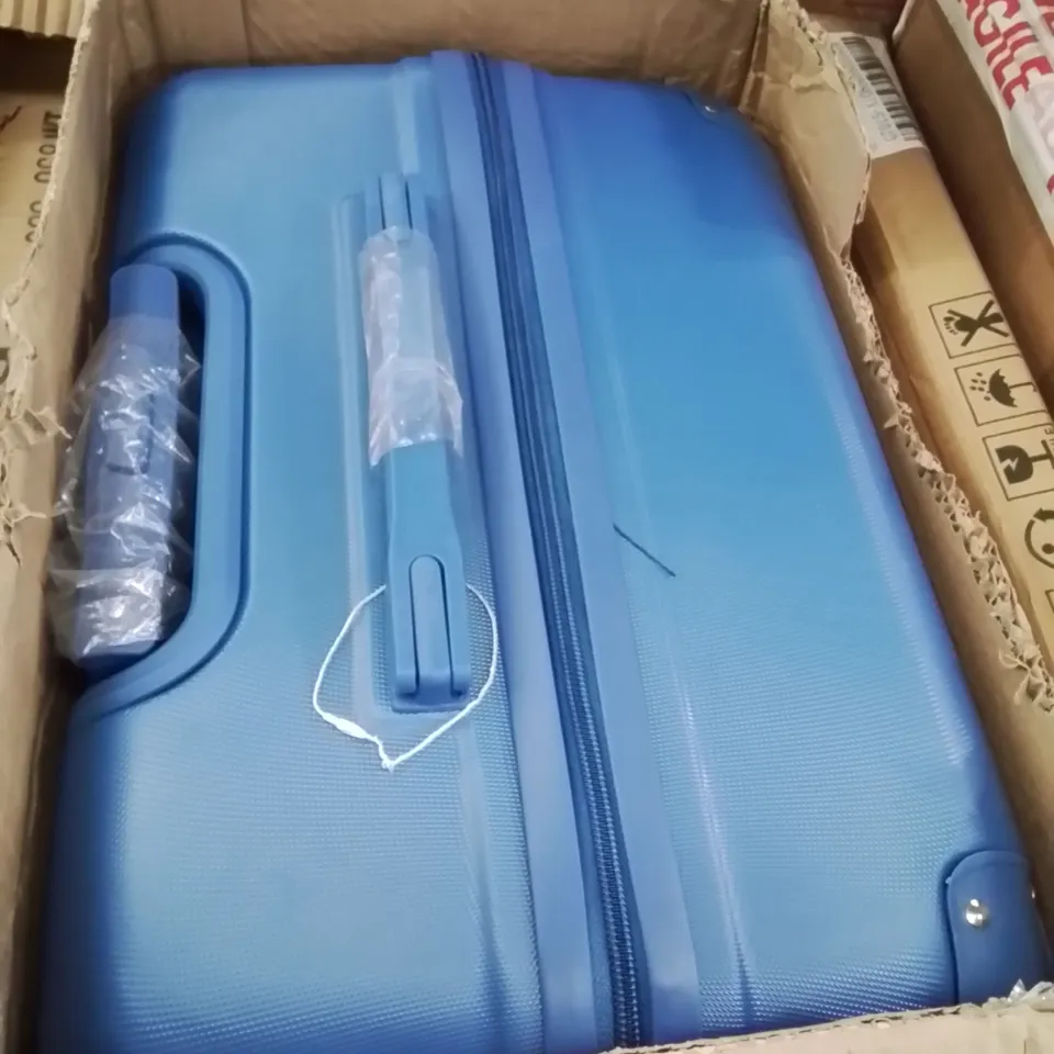 BOXED HARD SHELL SUITCASE 3 PCS SET -BLUE-