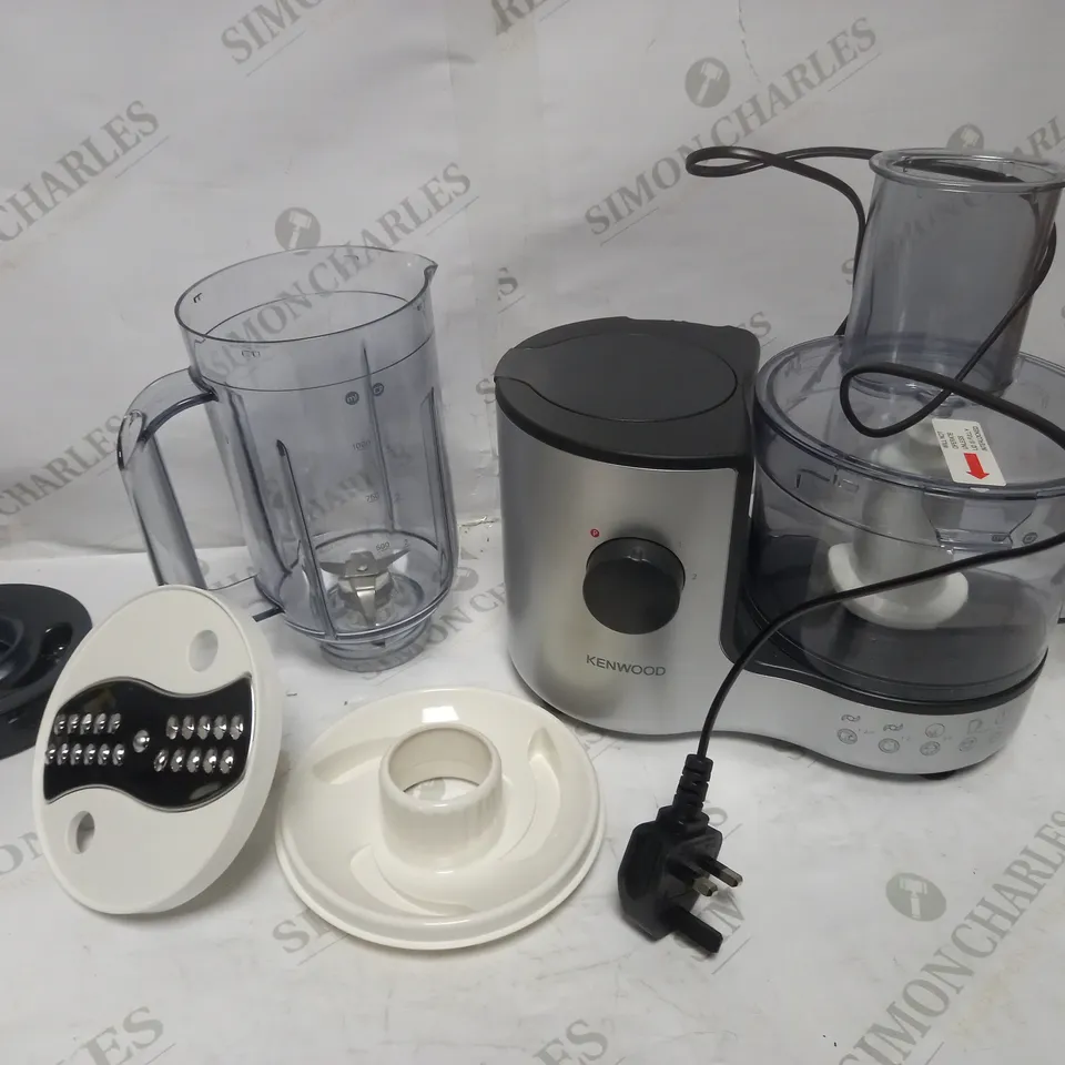KENWOOD COMPACT FOOD PROCESSOR - SILVER AND GREY