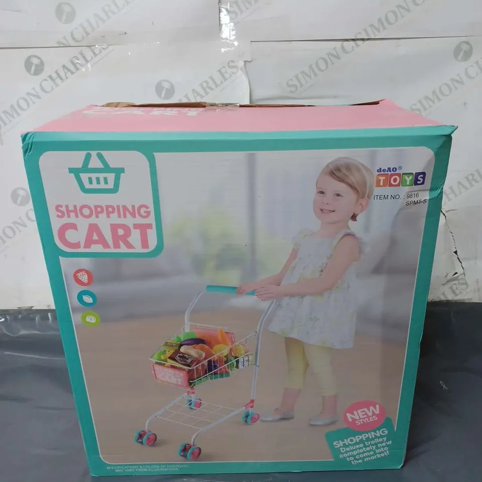 BOXED SHOPPING CART TOY