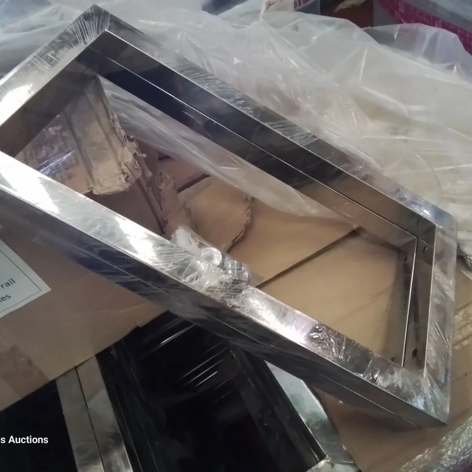 PALLET CONTAINING APPROXIMATELY 68 × 48cm BRACKETS WITHOUT RAIL HOLES & 21 48cm BRACKETS WITH RAIL HOLES