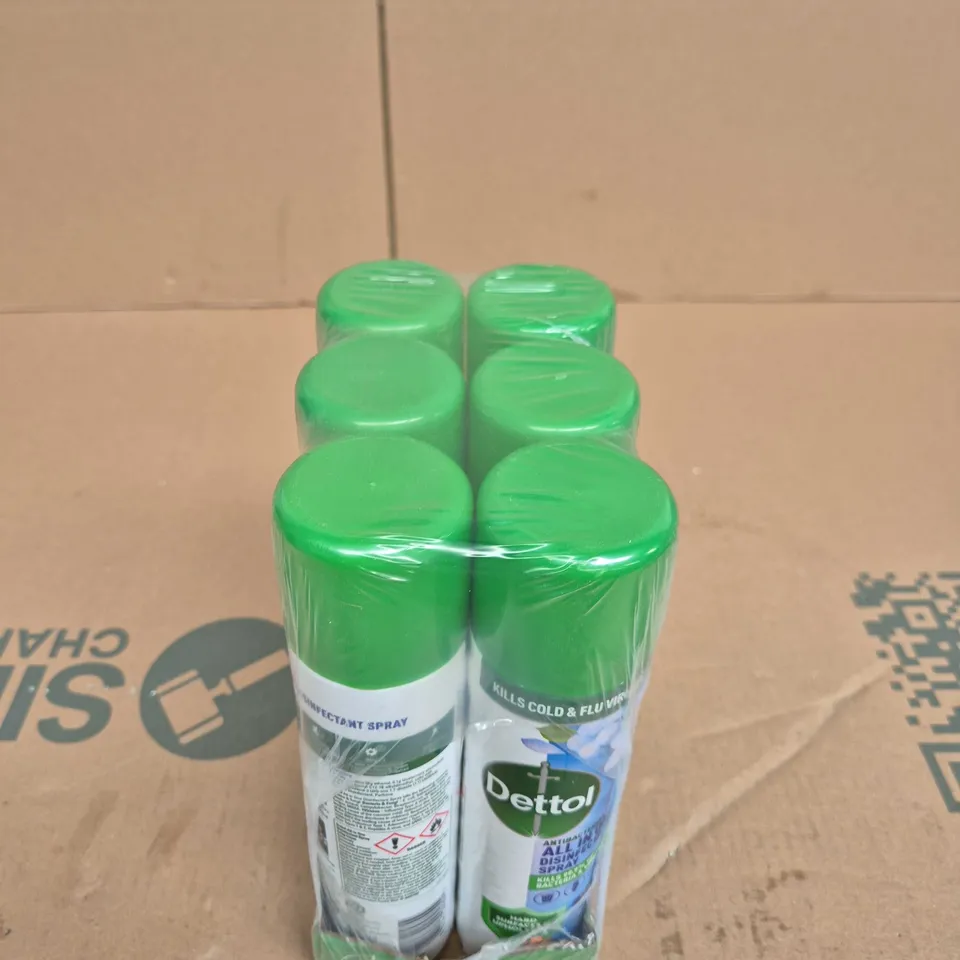 DETTOL ALL-IN-ONE DISINFECTANT SPRAY – 6 PACK
