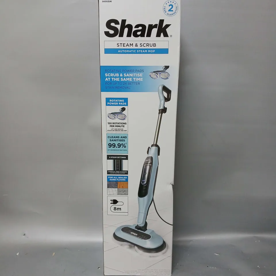 BOXED SHARK S6002UK STEAM FLOOR MOP