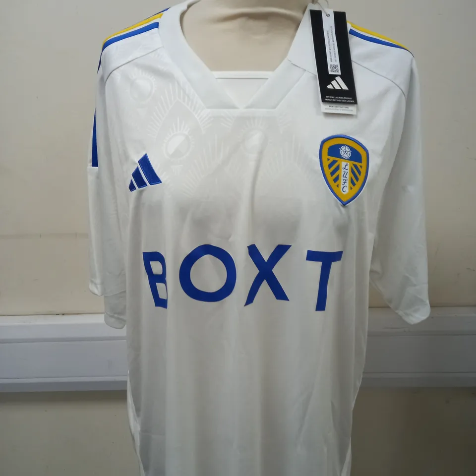 LEEDS UNITED FC HOME SHIRT SIZE XL