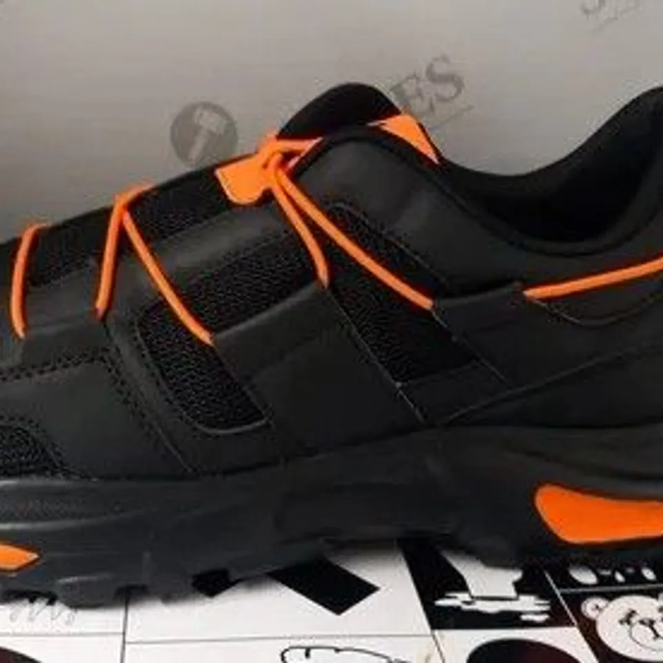 BRAND NEW BOXED PAIR OF KOI UNION ORANGE MEN'S VECTOR TRAINERS SIZE 12