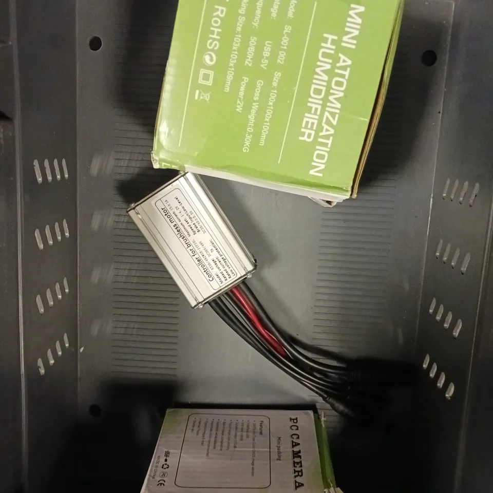 APPROXIMATELY 10 ASSORTED ELECTRICAL PRODUCTS TO INCLUDE LED STRIP LIGHTS, PULSE STIMULATION, SOLAR LIGHTS ETC 