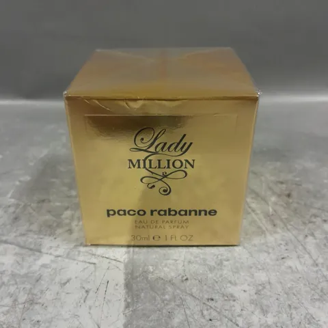 BOXED AND SEALED LADY MILLION PACO RABANNE EAU DE PARFUM 30ML