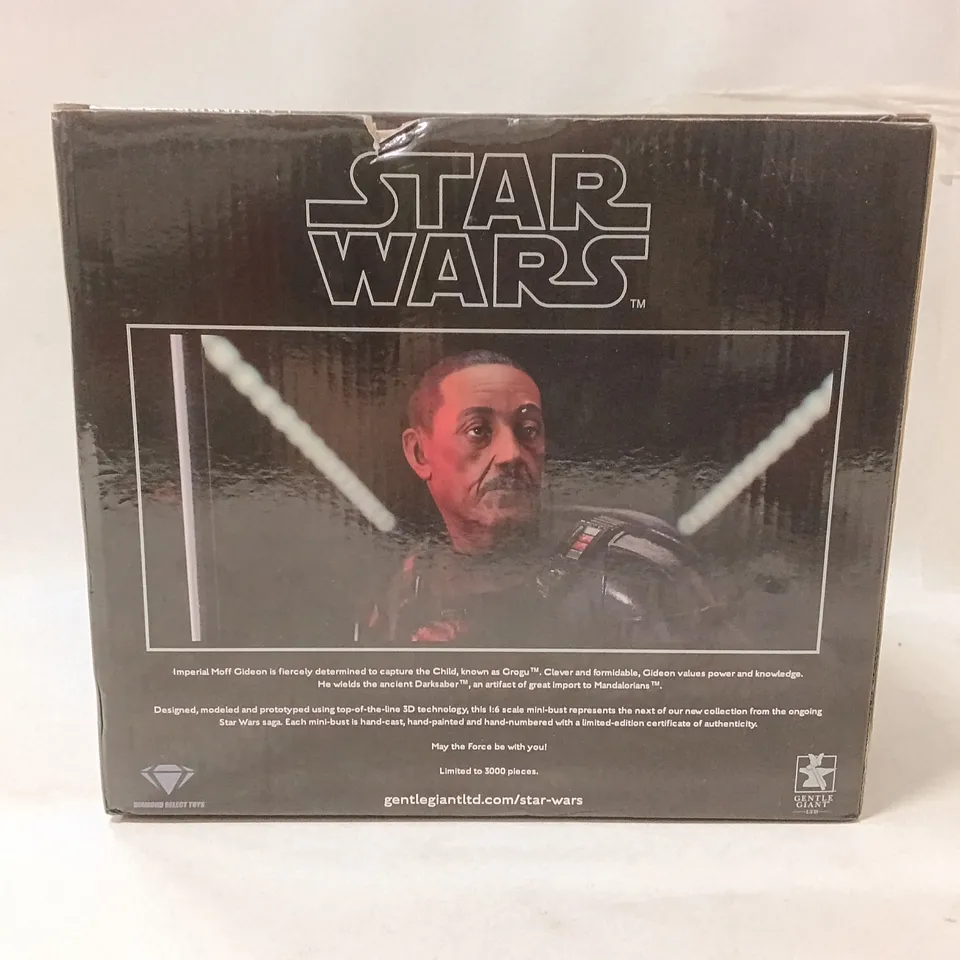STAR WARS MOFF GIDEON 1:6 SCALE MINI-BUST (BOXED) – COLLECTIBLE