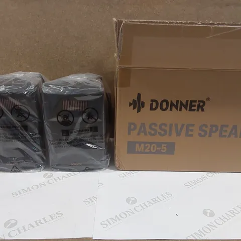 BRAND NEW BOXED DONNER M20-5 WALL MOUNTED OUTDOOR PASSIVE SPEAKERS