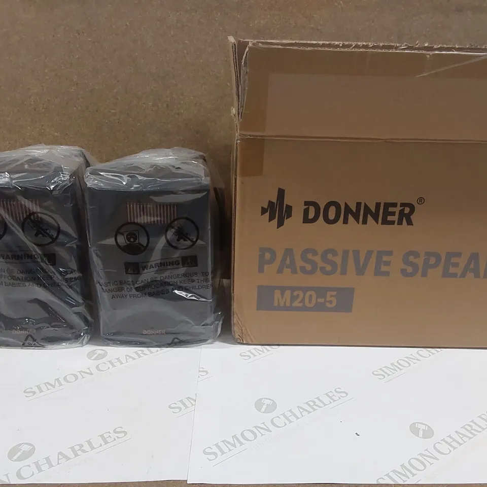 BRAND NEW BOXED DONNER M20-5 WALL MOUNTED OUTDOOR PASSIVE SPEAKERS