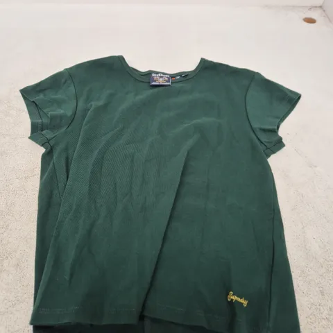 SUPERDRY ATHLETIC ESSENTIALS T-SHIRT β GREEN, UK 12
