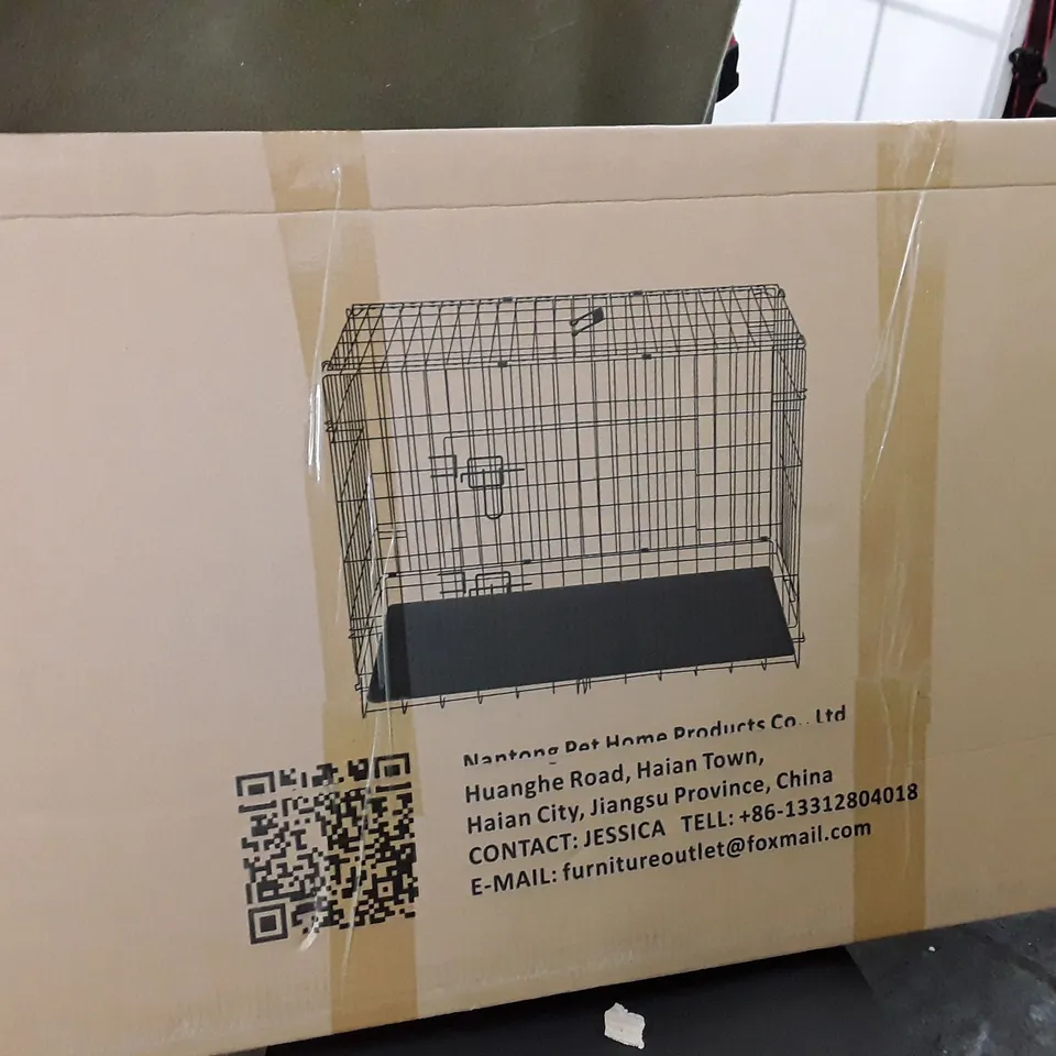 BOXED METAL DOG CAGE - 1 SET/CTN