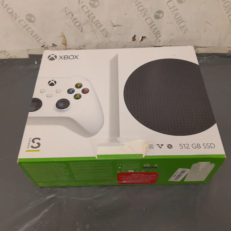 BOXED XBOX SERIES S WITH CONTROLLER AND POWER LEAD 