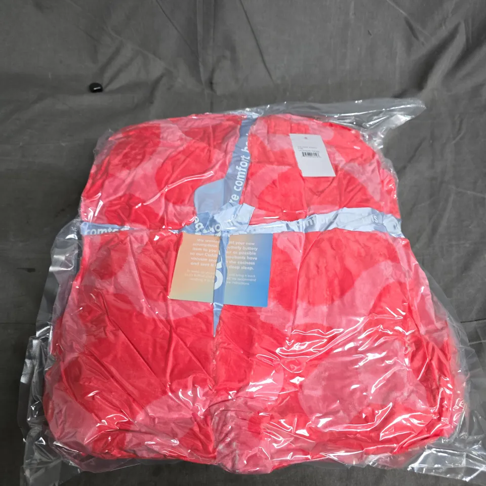 SEALED OODIE OVERSIZED HOODED BLANKET - PINK