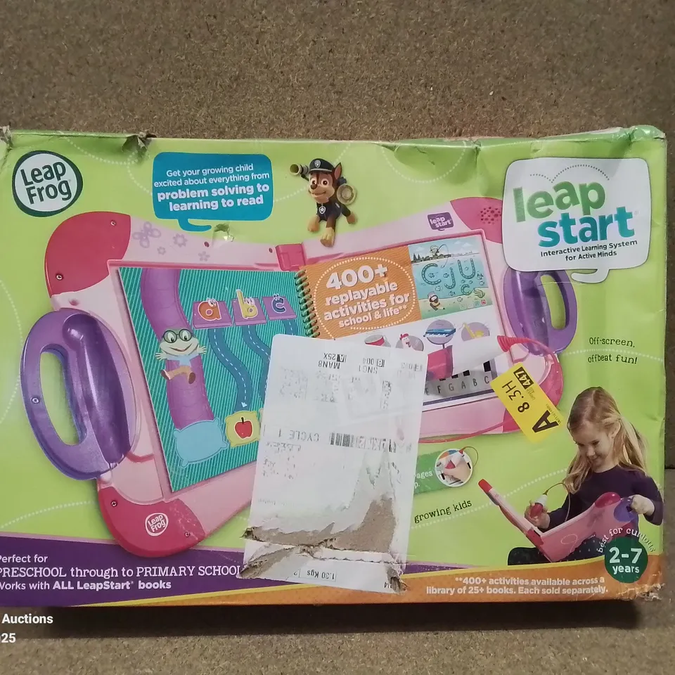 BOXED LEAPSTART INTERACTIVE LEARNING SYSTEM