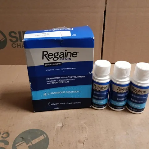 BOXED REGAINE FOR MEN EXTRA STRENGTH (3X60ML)