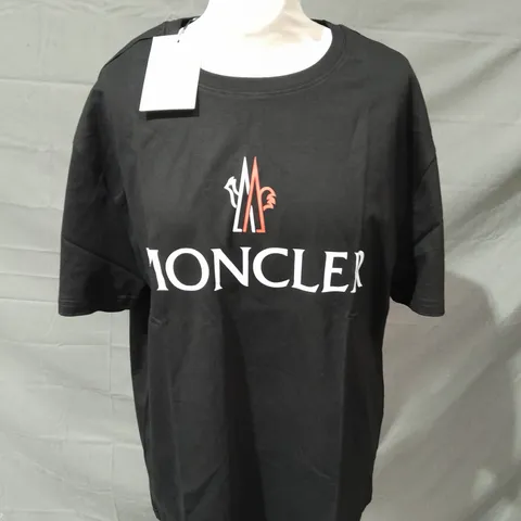 MONCLER BLACK T-SHIRT - MEDIUM