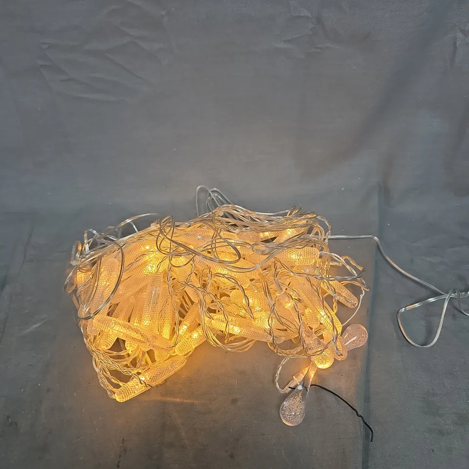 VERY HOME SNOWING CHRISTMAS CURTAIN LIGHTS