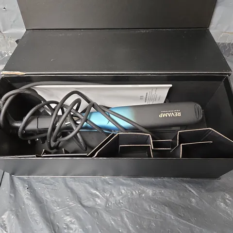 REVAMP WIDE ULTRA X SHINE CERAMIC HAIR STRAIGHTENER