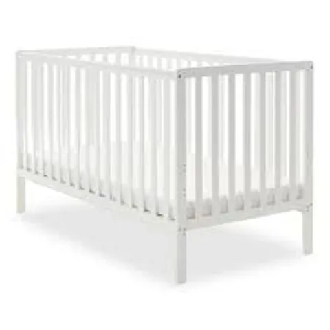 BOXED OBABY BANTAM COT BED - WHITE (1 BOX)