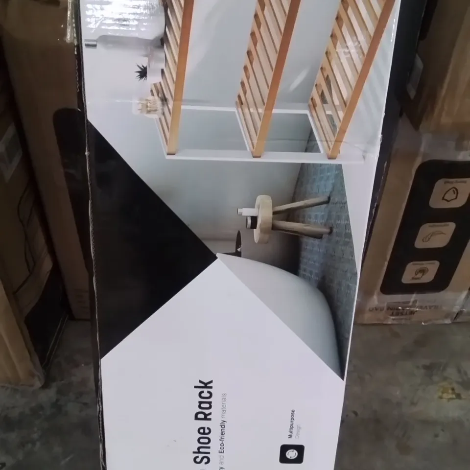 BOXED KEPLIN 3 TIER BAMBOO SHOE RACK