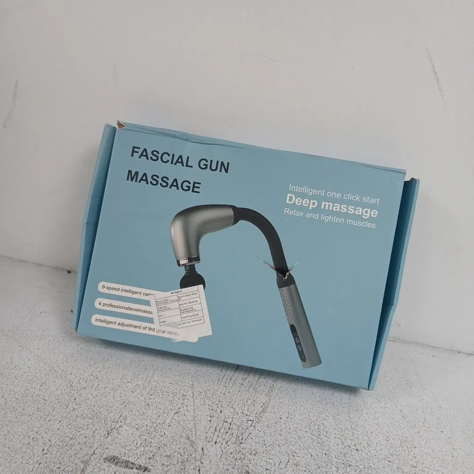 FASCIAL GUN MASSAGE HANDHELD MASSAGER – BOXED