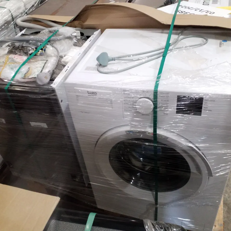 PALLET OF APPROXIMATELY 4 UNPROCESSED RAW RETURN WHITE GOODS TO INCLUDE;