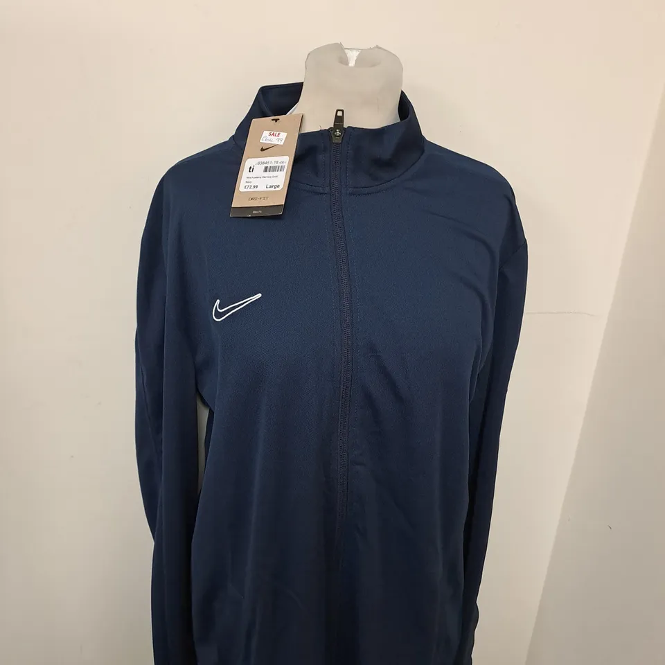 NIKE ACADEMY WARMUP TRACKSUIT TOP SIZE L