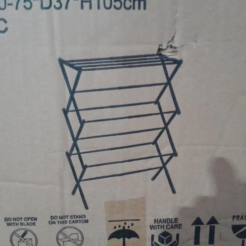 BOXED EXTENDABLE STEEL DRYING RACK 