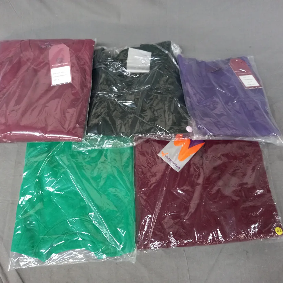 BOX OF APPROXIMATELY 50 ASSORTED SCHOOL SWEATERS IN VARIOUS COLOURS AND SIZES - COLLECTION ONLY