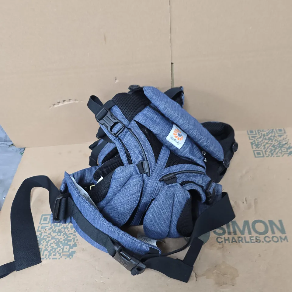 ERGOBABY BABY CARRIER – DENIM BLUE (ERGOBABY LOGO VISIBLE)