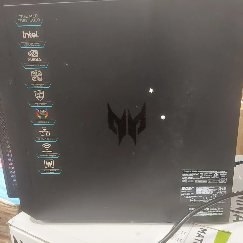 ACER PREDATOR ORION 3000 GAMING COMPUTER // MODEL: D22W10