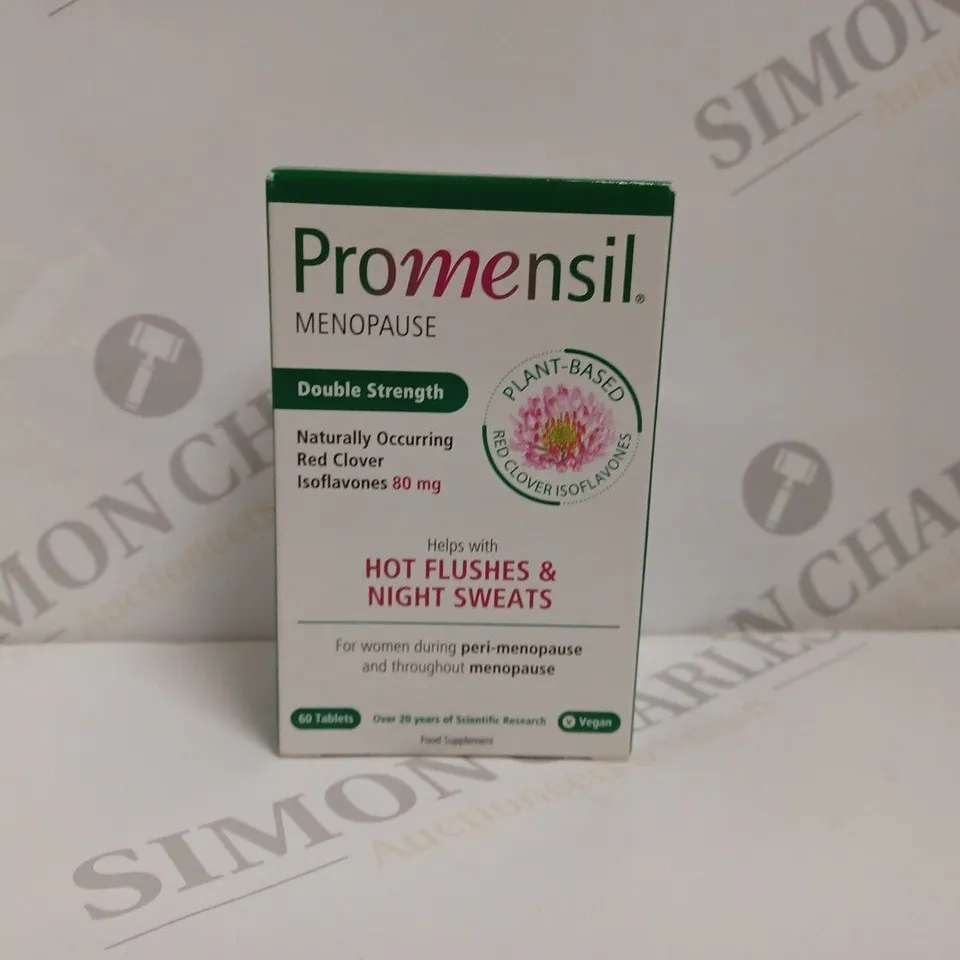 BOXED AND SEALED PROMENSIL STARTER MENOPAUSE DOUBLE STRENGTH TABLETS 