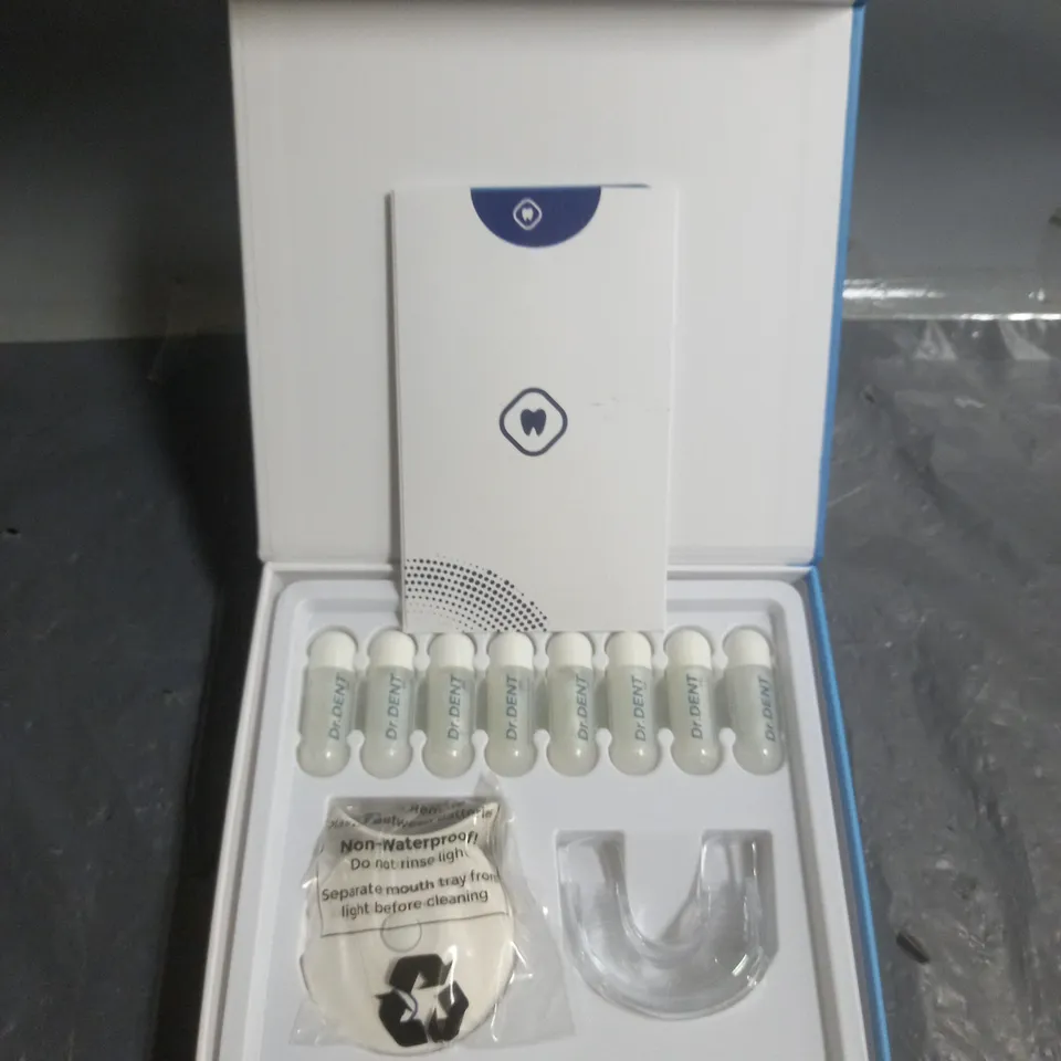 BOXED DR.DENT LED LIGHT TEETH WHITENING KIT