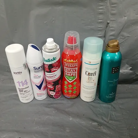 APPROXIMATELY 15 ASSORTED AEROSOL ITEMS TO INCLUDE DRY SHAMPOO, PROTECTIVE MIST, MOISTURISER SPRAY ETC - COLLECTION ONLY