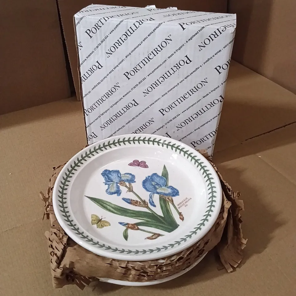 BOXED PORTMEIRION BOTANIC GARDEN 8" PLATE SET (SET OF 6)