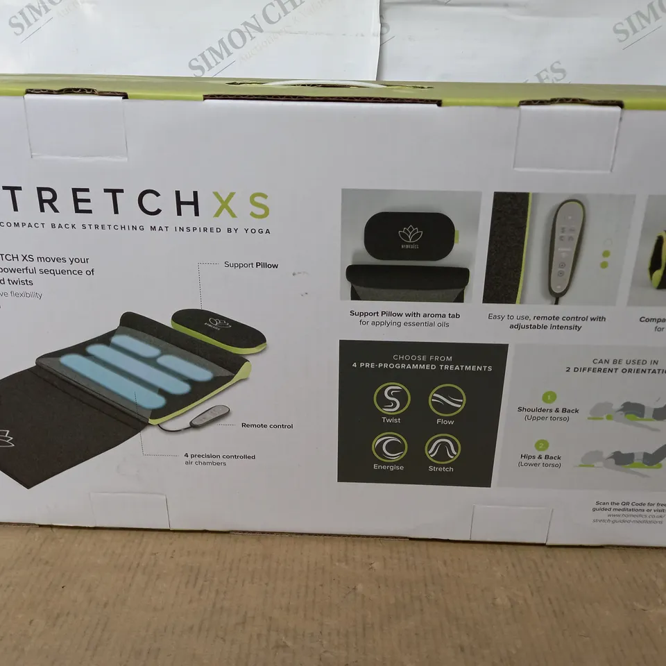 LOT OF 2 BOXED AS NEW HOMEDICS ZEN STRETCH XS BACK STRETCHING MAT