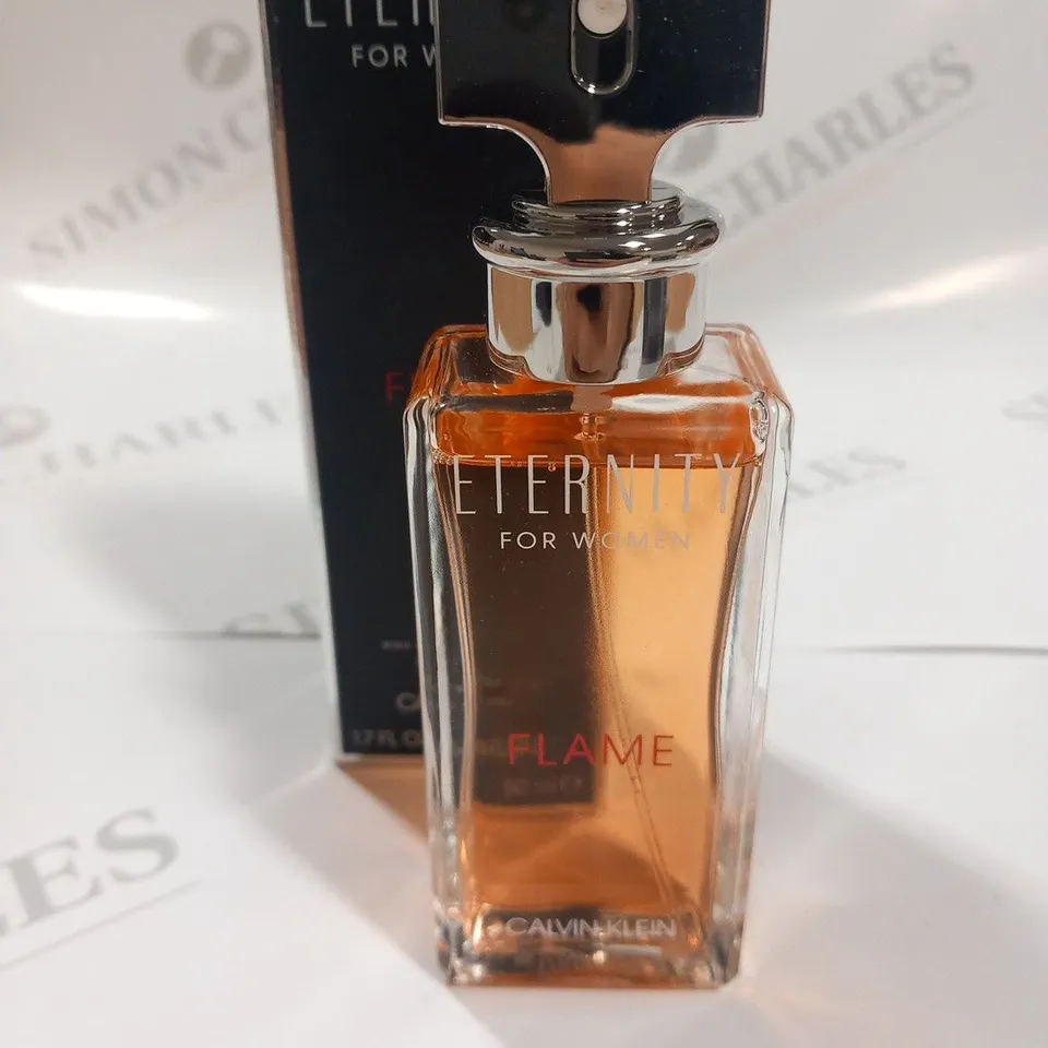 BOXED ETERNITY FOR WOMEN FLAME CALVIN KLEIN EAU DE PARFUM 50ML