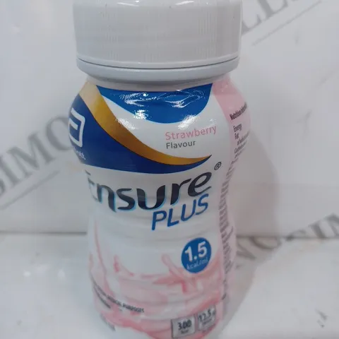 ABBOT 24 PACK OF ENSURE PLUS 200ML BOTTLES IN STRAWBERRY FLAVOUR
