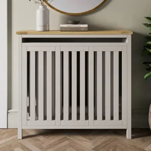 BOXED OLNEY RADIATOR COVER, STONE (1 BOX)
