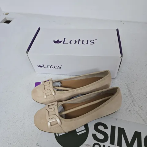 LOTUS ELENI NATURAL EU37 FLAT SHOES – UK 4
