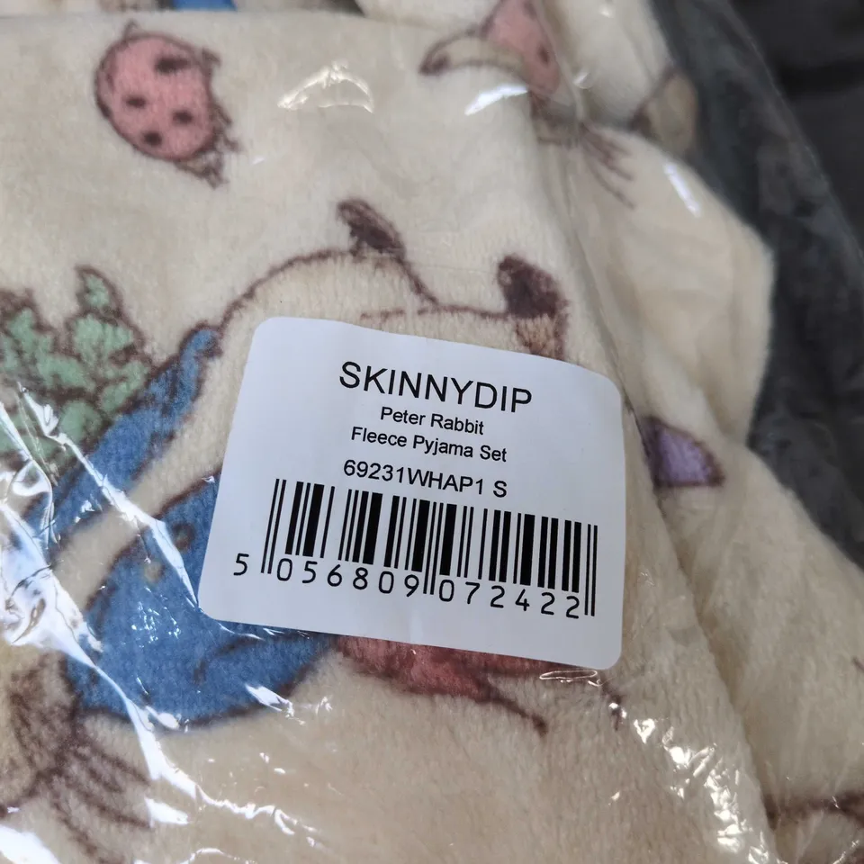 SKINNYDIP PETER RABBIT FLEECE PYJAMA SET SMALL