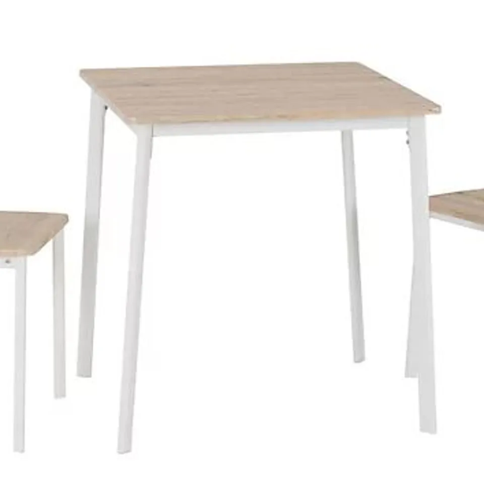 BOXED RILEY SMALL DINING SET IN LIGHT OAK EFFECT VENEER (1 BOX)