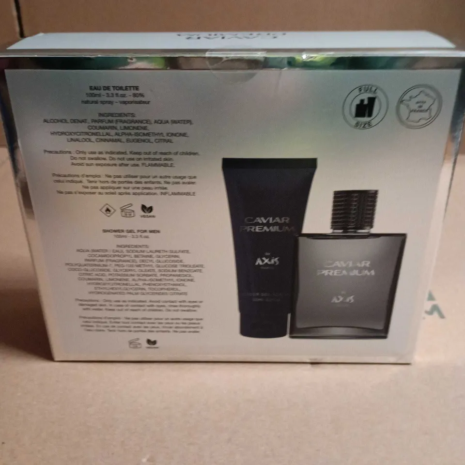 CAVIAR PREMIUM AXIS GIFT SET – EAU DE TOILETTE 100ML + SHOWER GEL 100ML