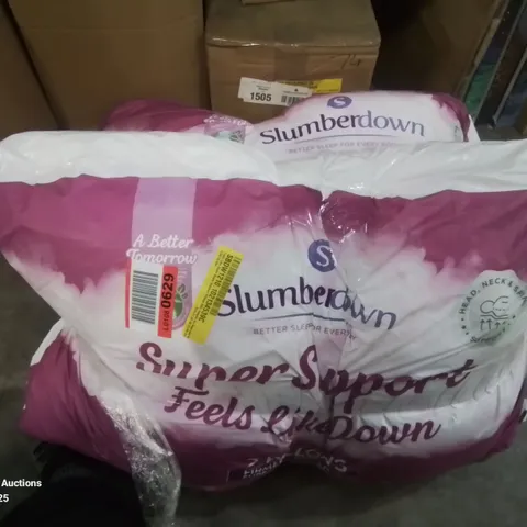 BAGGED SLUMBERDOWN FEELS LIKE DOWN SUPPER SUPPORT PILLOWS - SET OF 4 (1 ITEM)