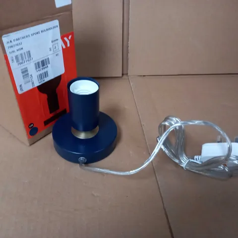 BOXED JOHN LEWIS NAVY SPOKE TOUCH LAMP